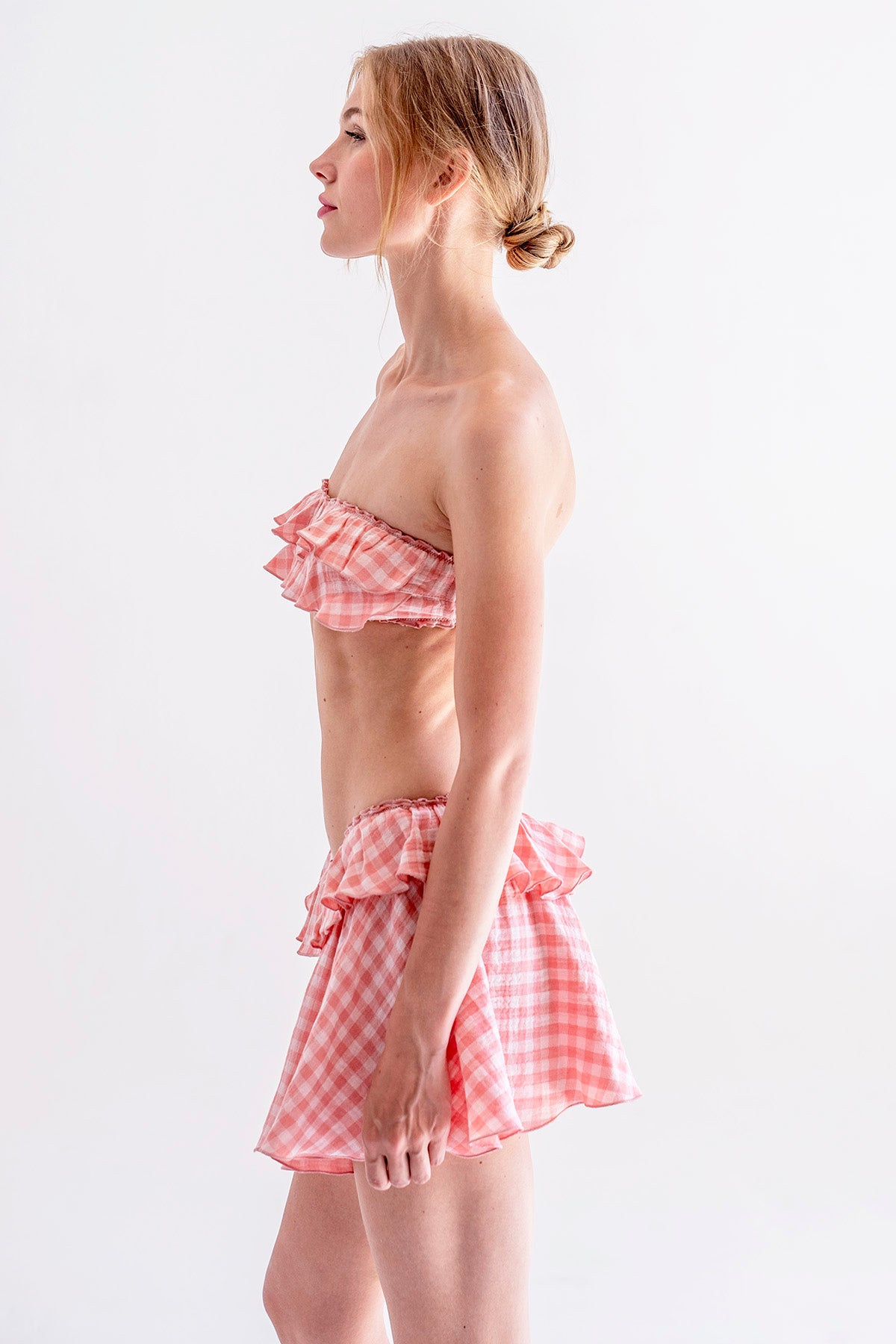 Faldita Vichy Pink