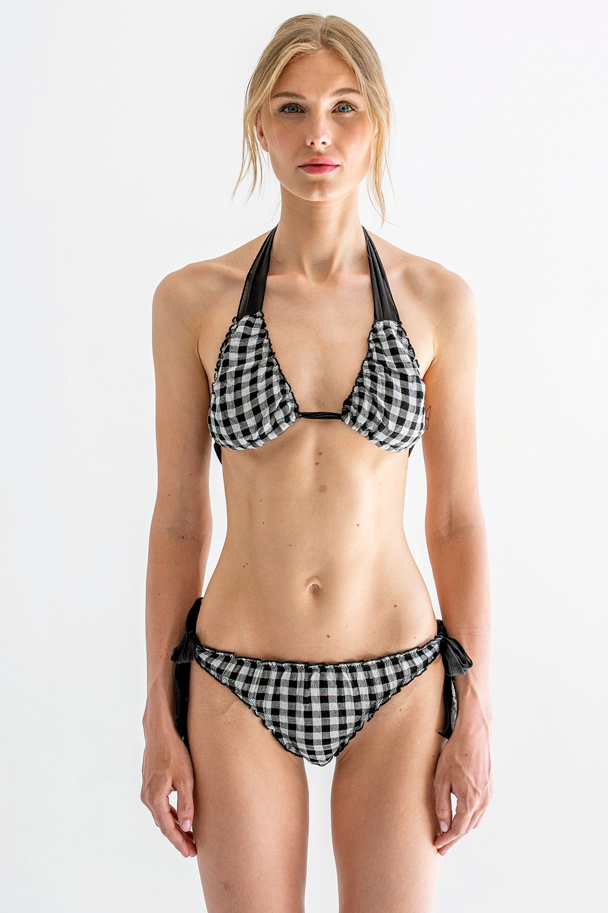 Flower Pink Triangle Bikini