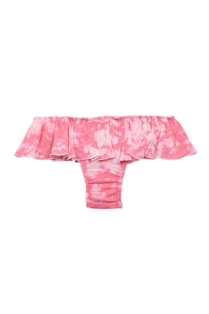 Braga con volantes Tie Pink