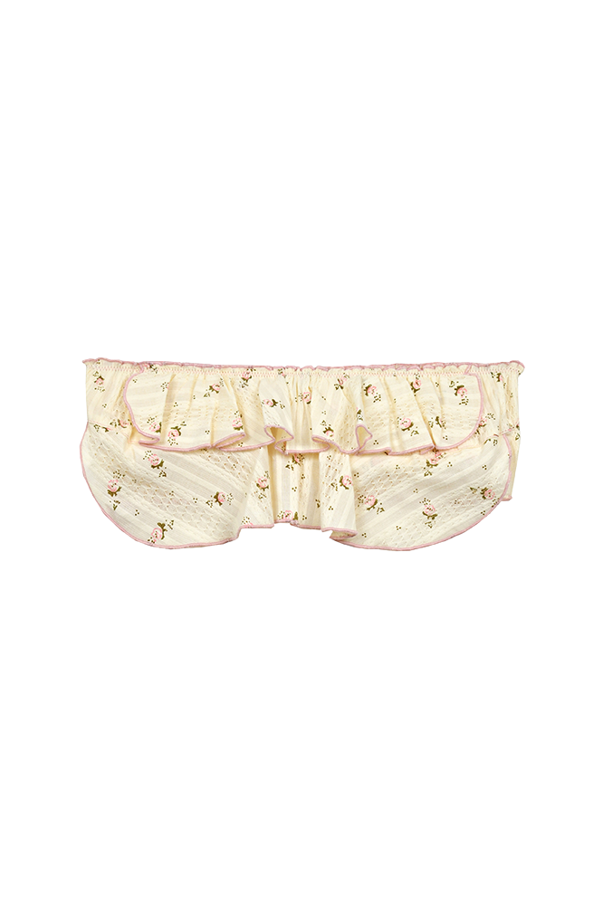 Bandeau con volantes Flower Pink