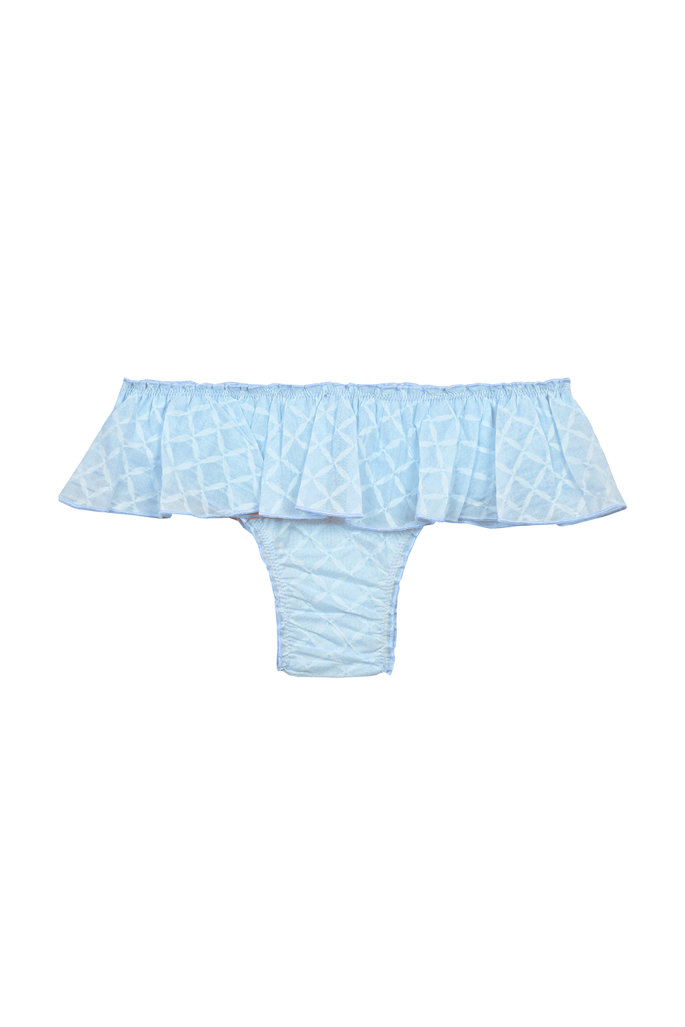 Braga con volantes Candy Blue