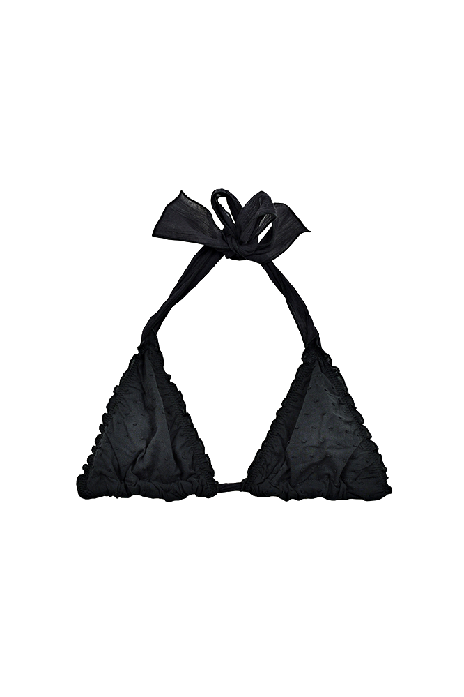 Bikini triángulo Plumetti Black