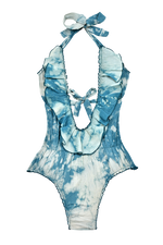 Bañador escotado Tie Ocean