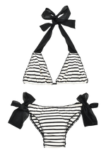 Bikini triángulo Navy Black