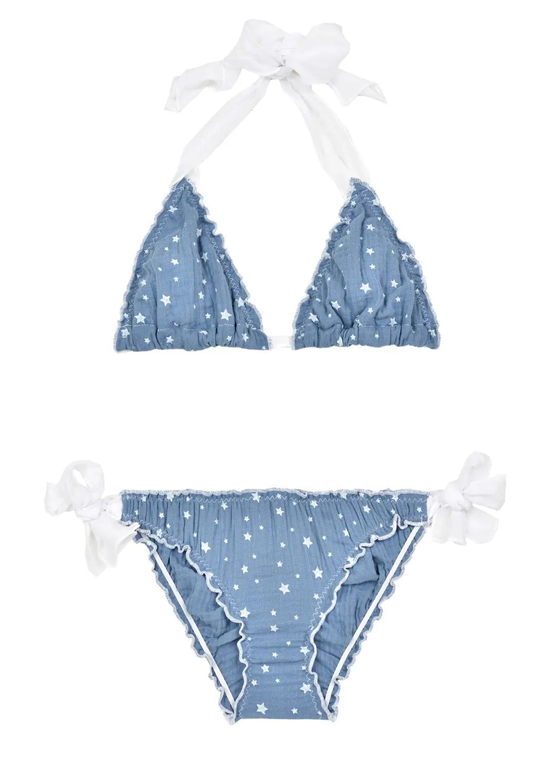BIKINI TRIÁNGULO STARS BLUE
