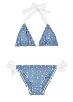 BIKINI TRIÁNGULO STARS BLUE