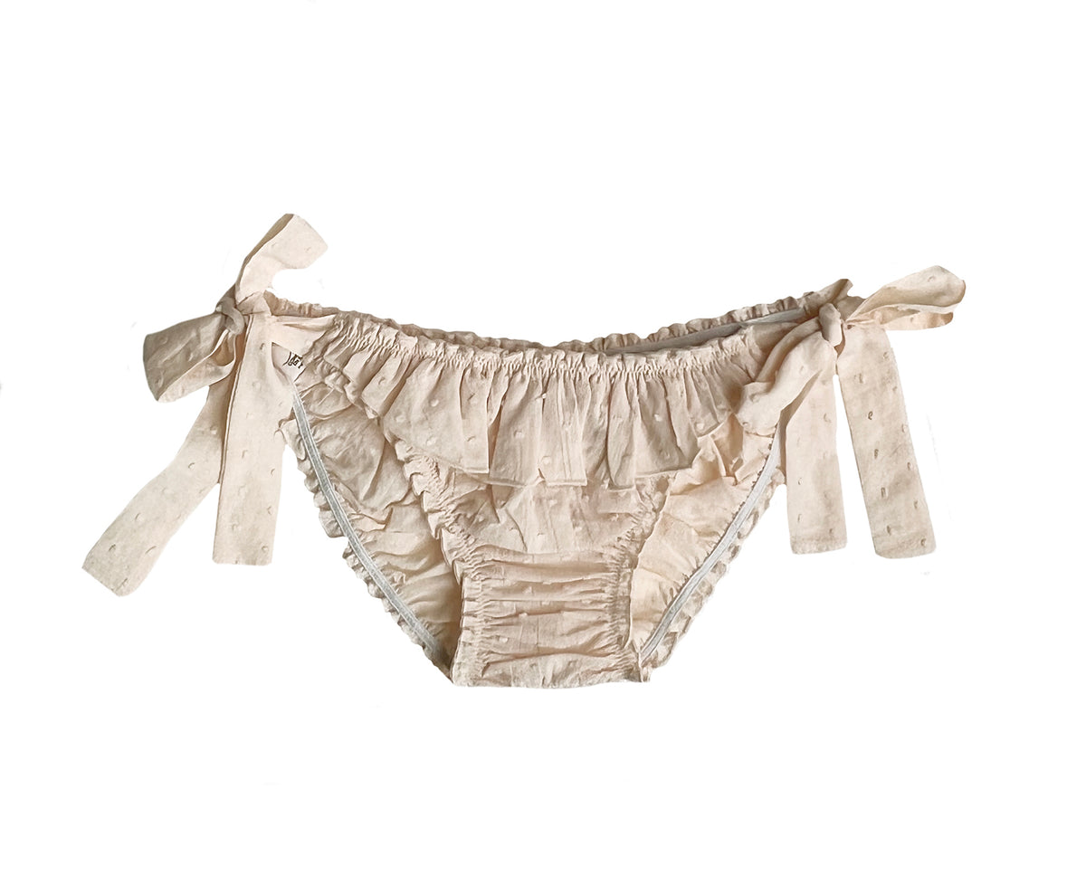 BRAGA - bikini lazos Plumetti Ivory