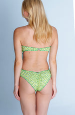 STRAPLESS SWIMSUIT LUREX BLACK & WHITE