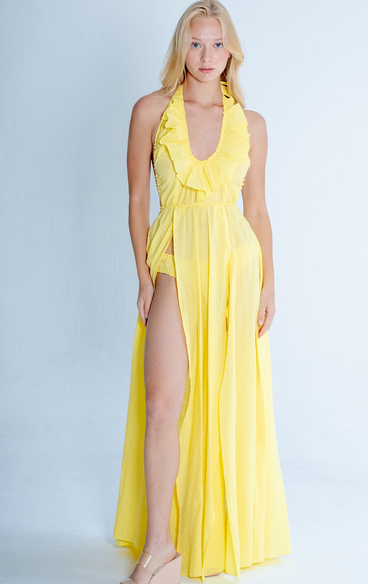 VESTIDO PLUMETTI YELLOW