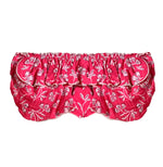 TOP - BIKINI BANDEAU BANDANA RED