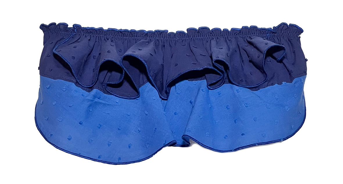 TOP - BIKINI VOLANTES PLUMETTI BICOLOR