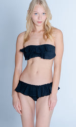BIKINI VOLANTES PLUMETI BLACK