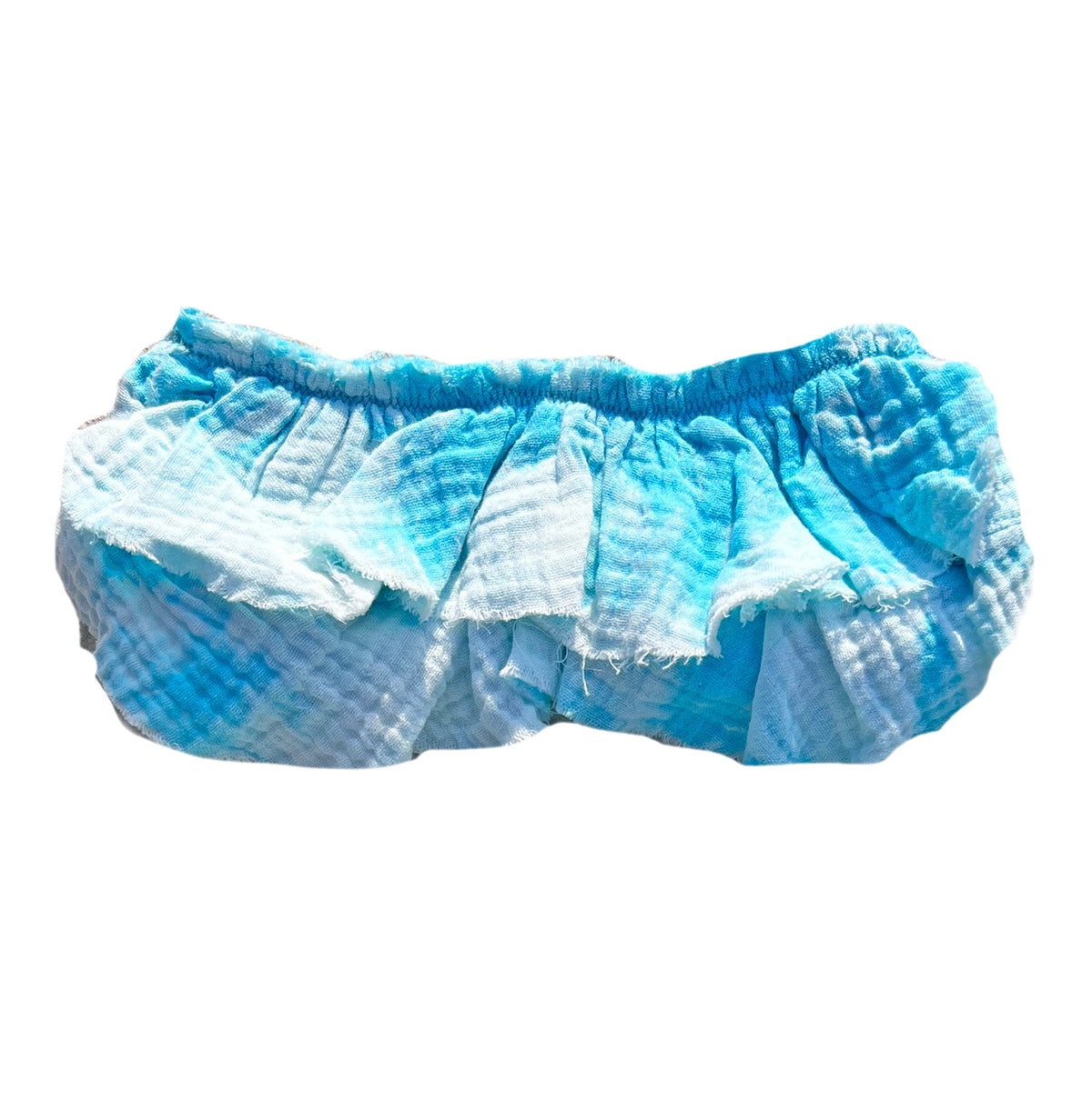 TOP - VOLANTES TIEDYE BLUE