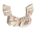 TOP - MANGUITA PLUMETTI IVORY