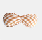 TOP - SIN TIRANTES RAYAS BLANCO-BEIGE