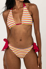 FUCHSIA TOWEL TRIANGLE BIKINI