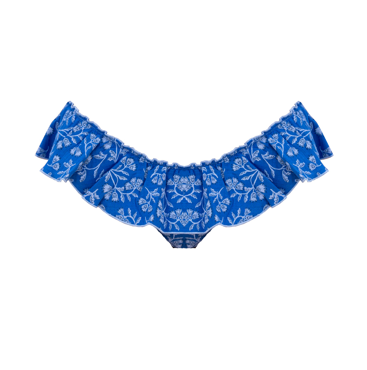 BRAGA - BIKINI VOLANTES BANDANA BLUE