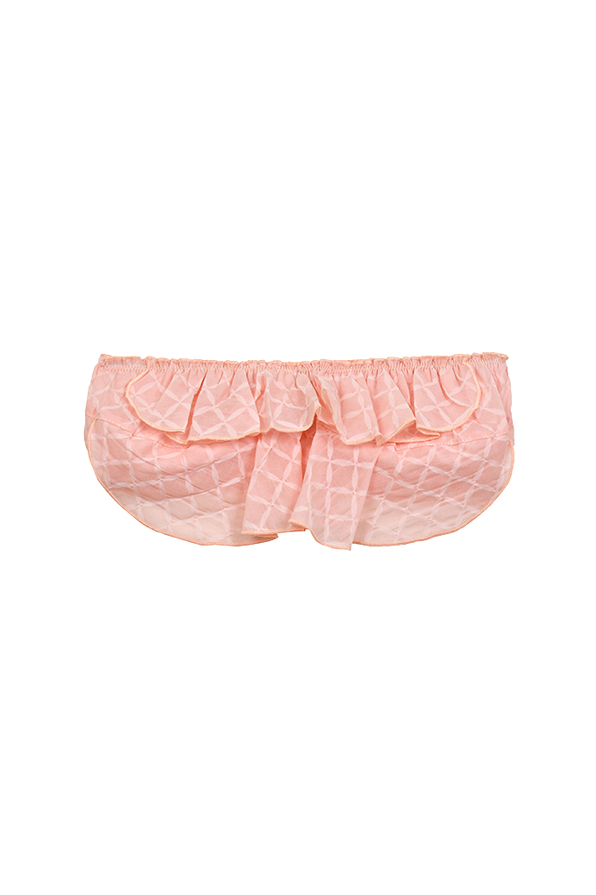 Bandeau con volantes Candy Coral