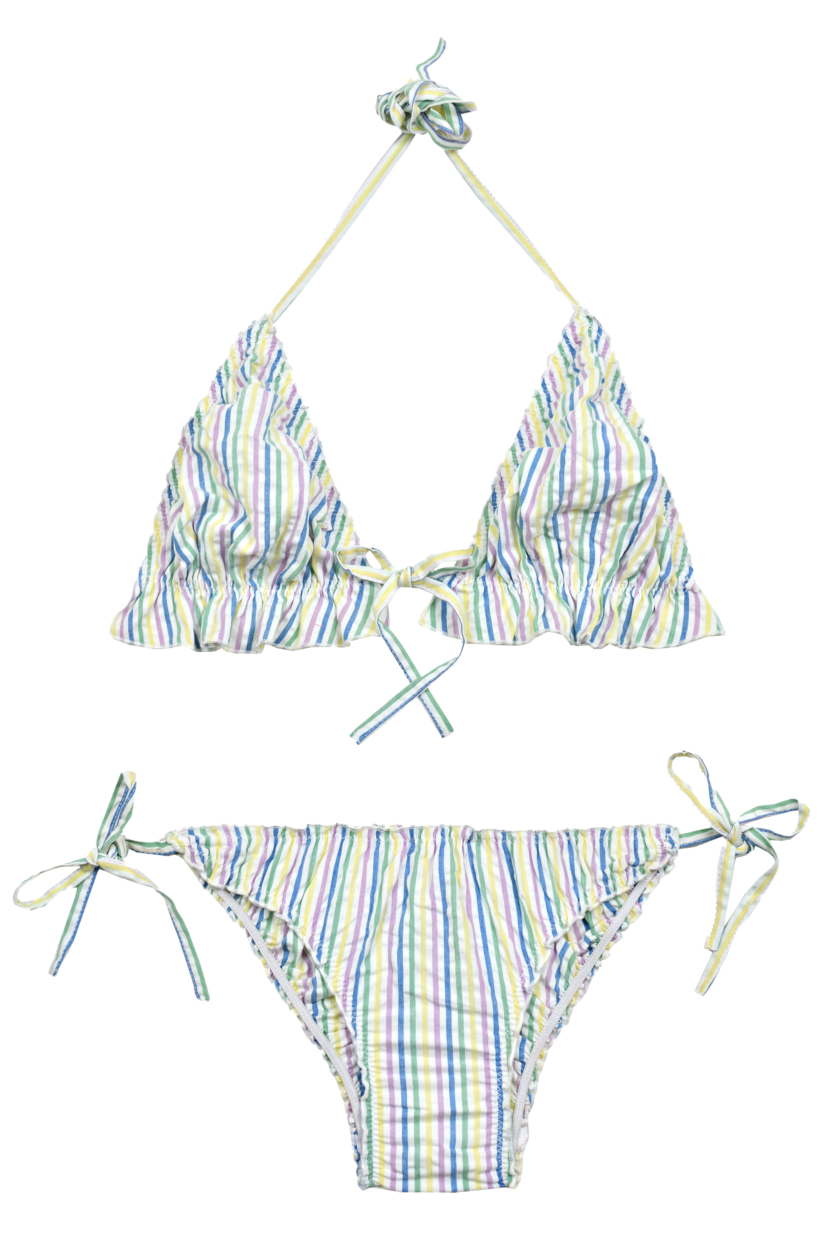 Milrayas White Triangle Bikini