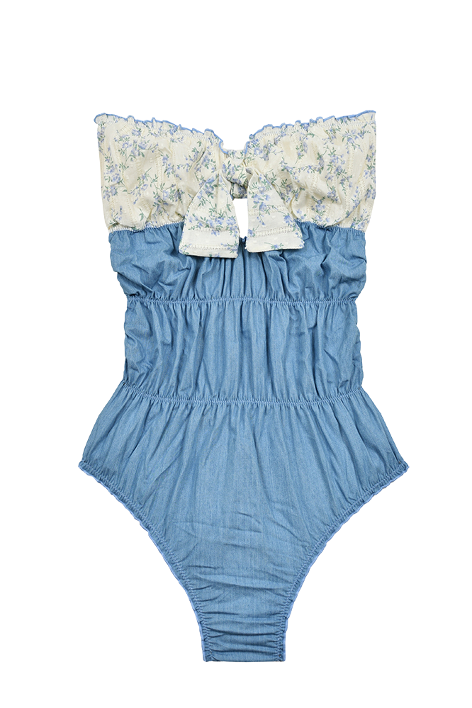 Bañador Flower Denim