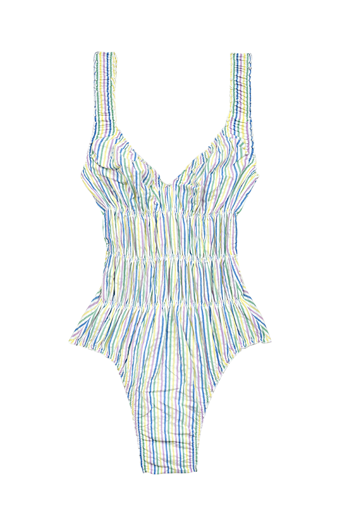 Bañador Milrayas White