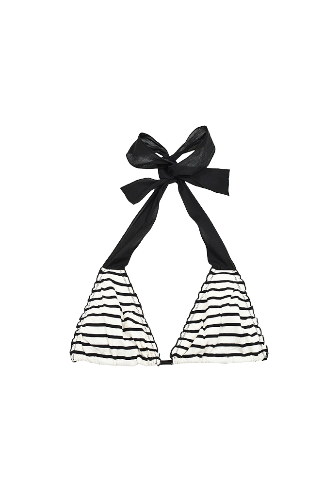 Navy Black Triangle Bikini