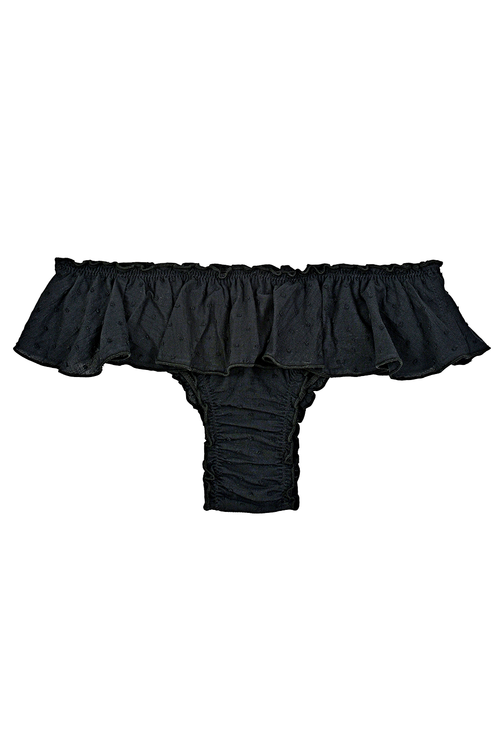 Braga con volantes Plumetti Black