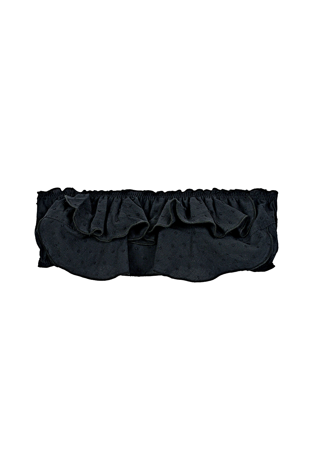 Bandeau con volantes Plumetti Black