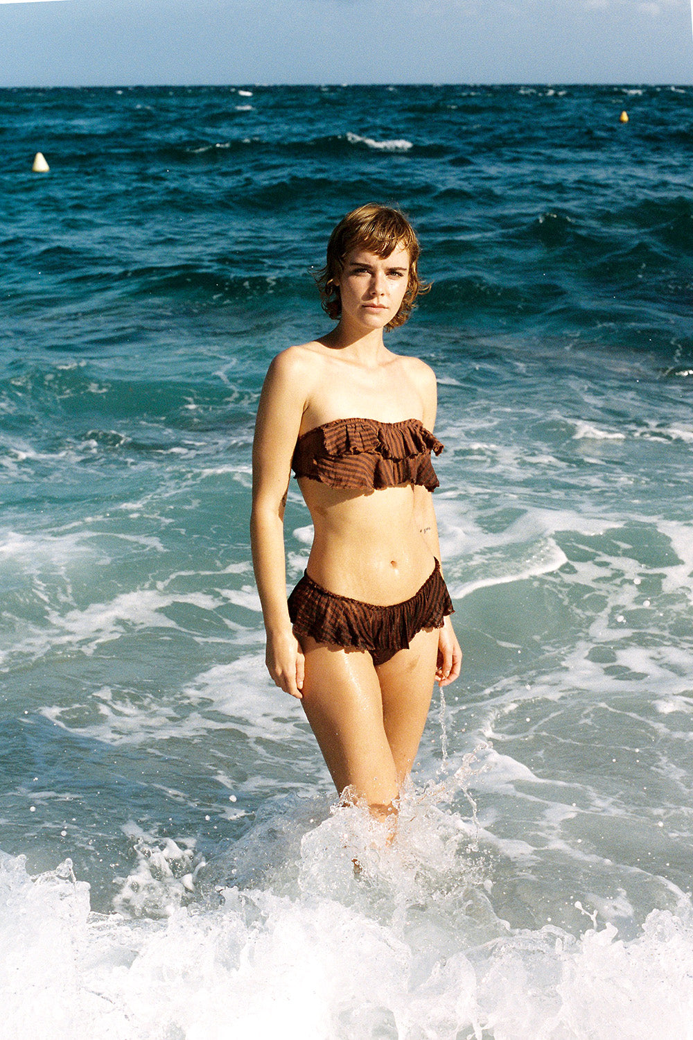 Bandeau Volantes Bam Stripes
