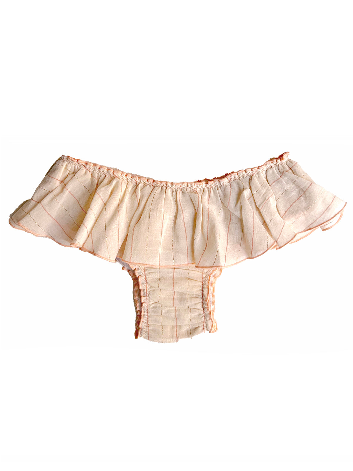 Braga con volantes Stripes Lurex