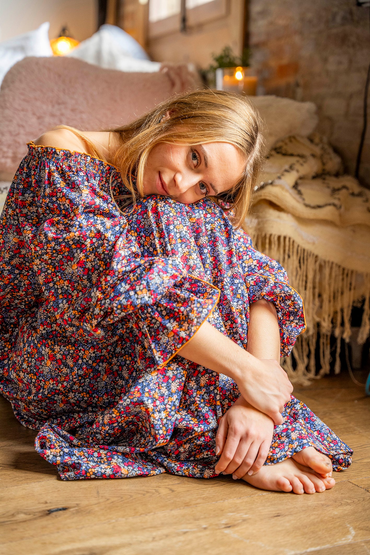 LIBERTY FLORAL LONG NIGHTGOWN