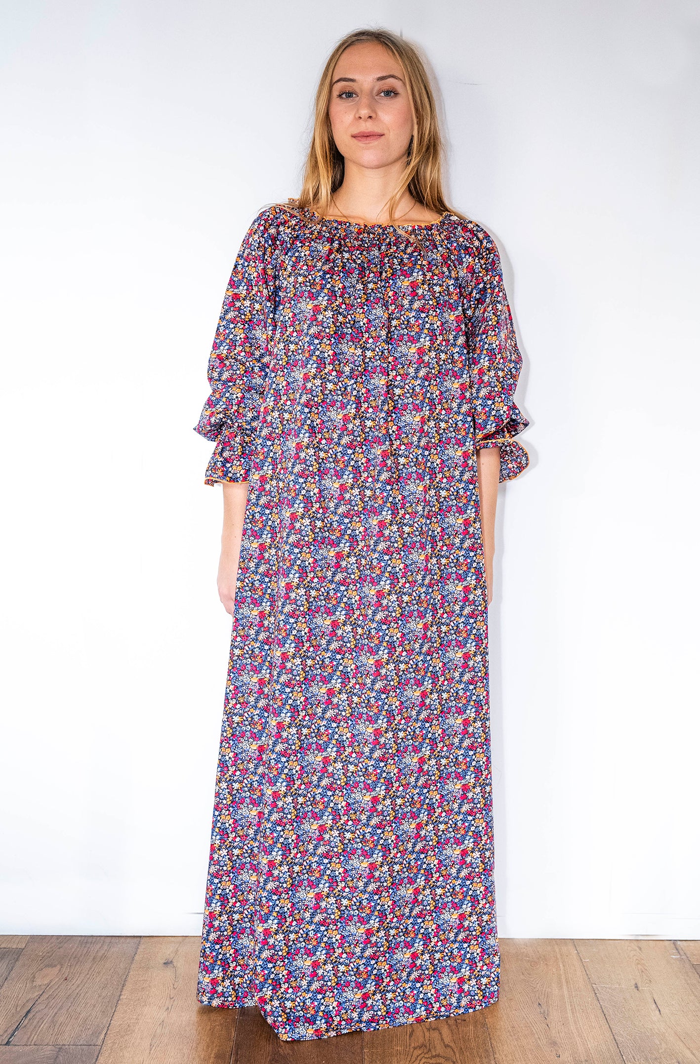 LIBERTY FLORAL LONG NIGHTGOWN