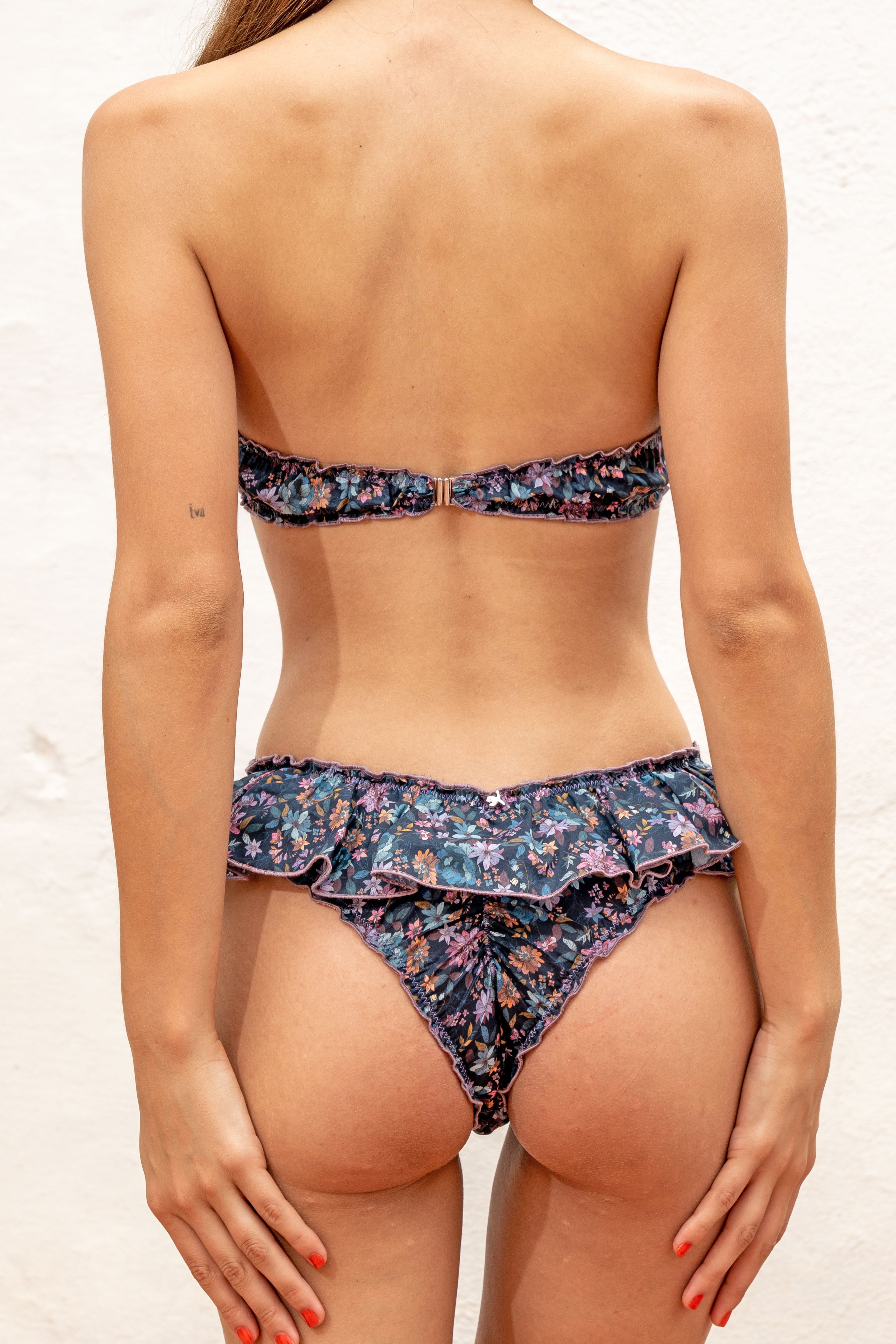 Plumetti Black Open Swimsuit
