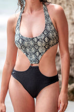 SNAKE BLACK TRIKINI 