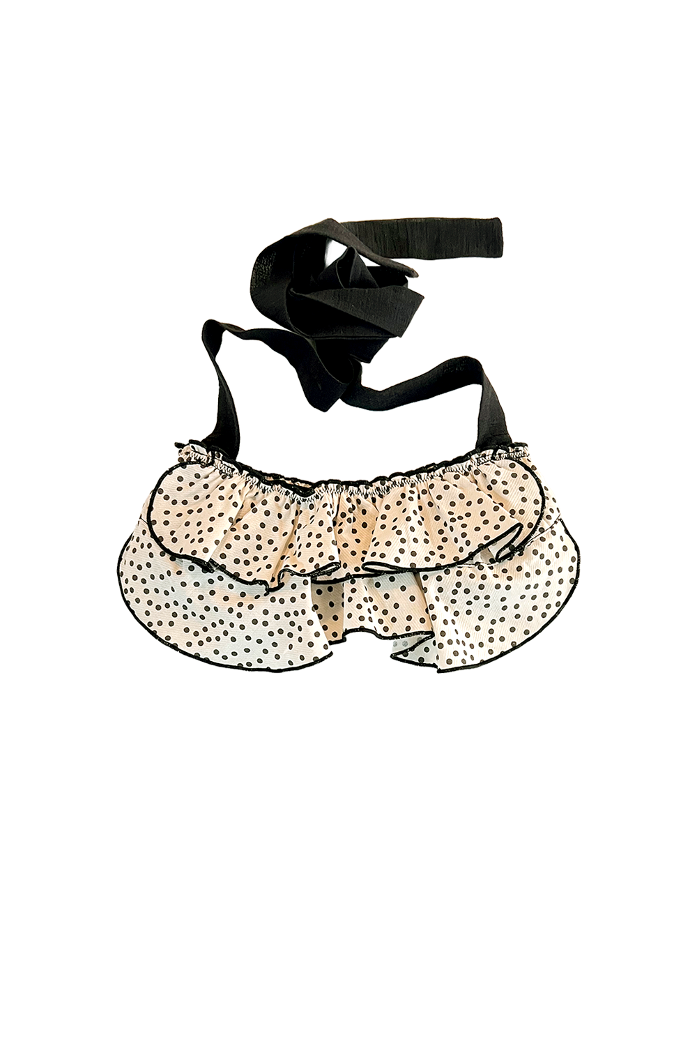 Bandeau con volantes Black Dots