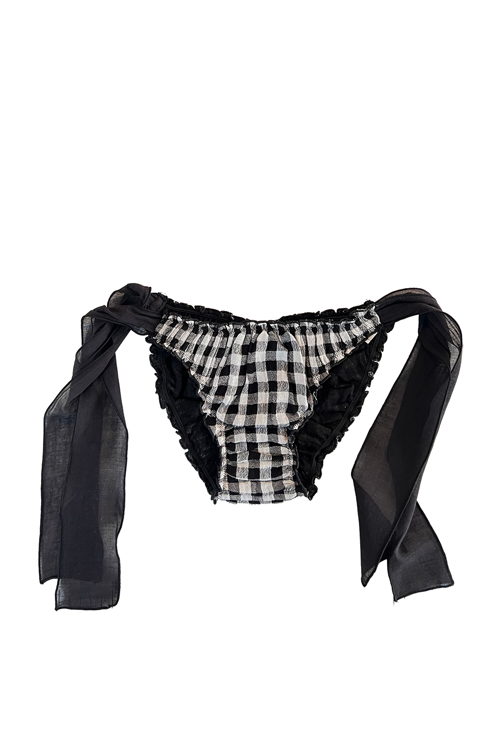 Braga lazos Vichy Black