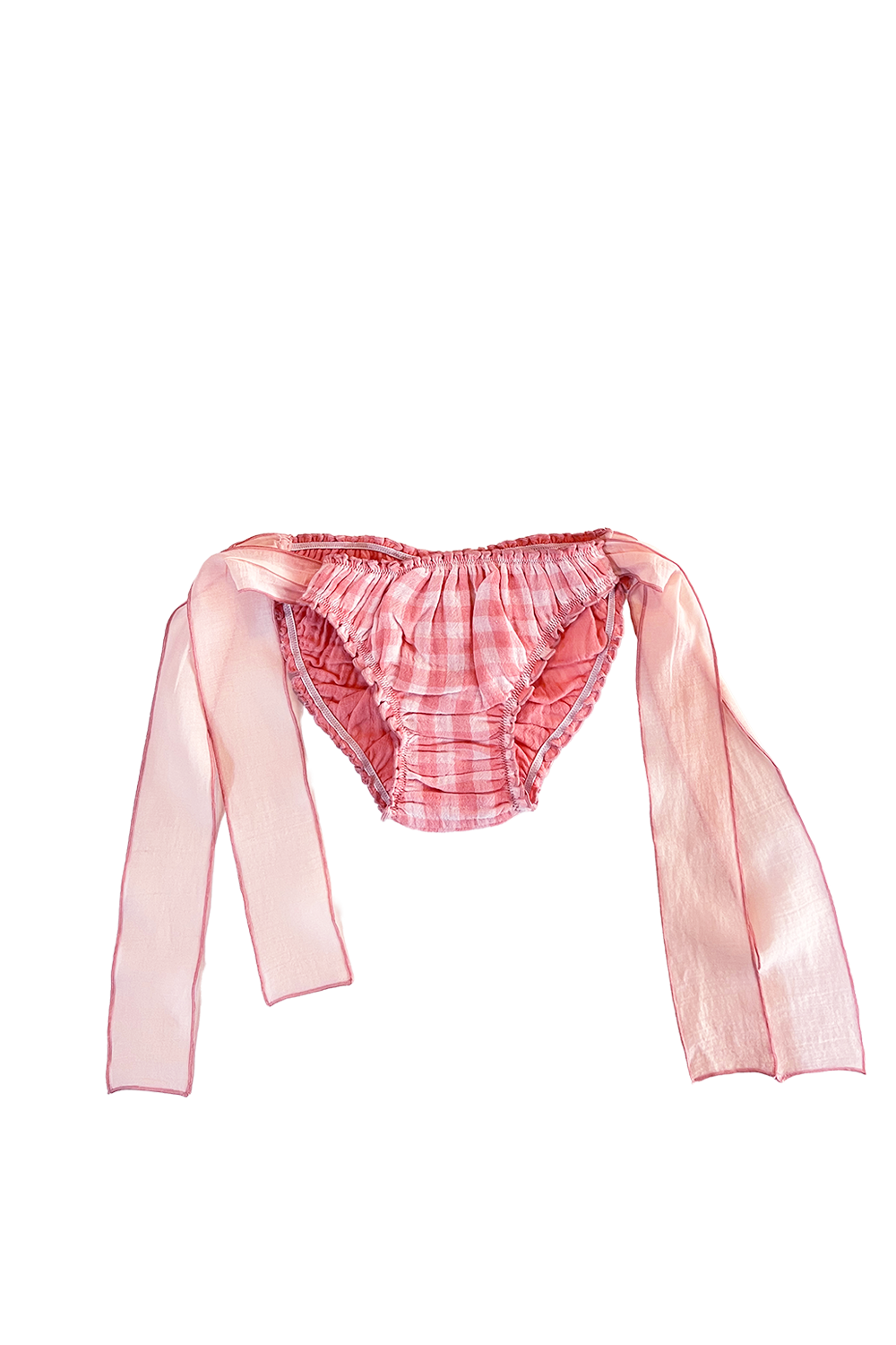 Braga lazos Vichy Pink