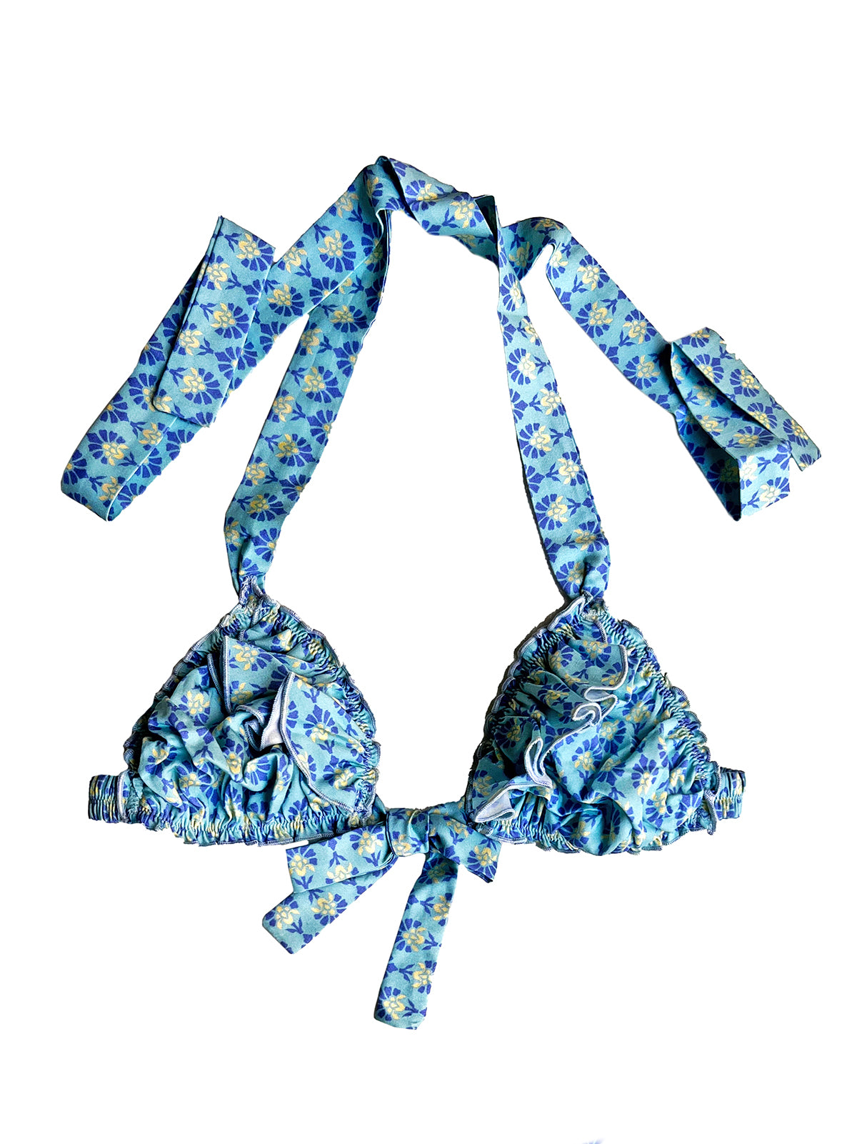 Flower Pink Triangle Bikini