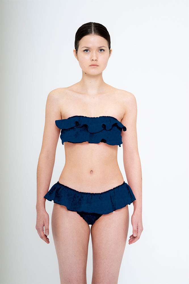 ruffled bandeau bikini YOUR DESIGN