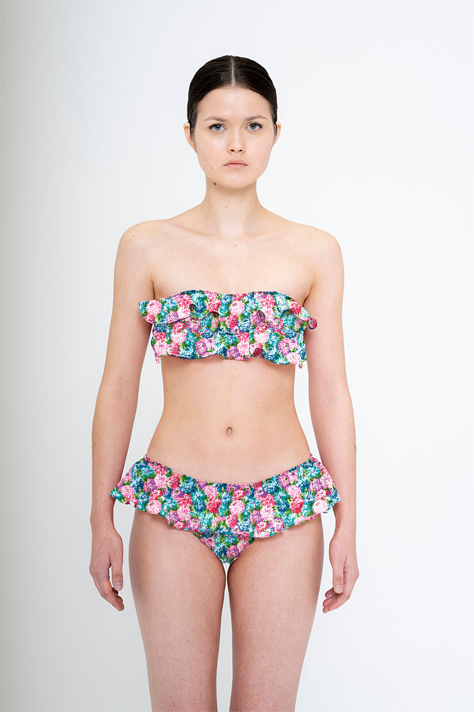 ruffled bandeau bikini YOUR DESIGN