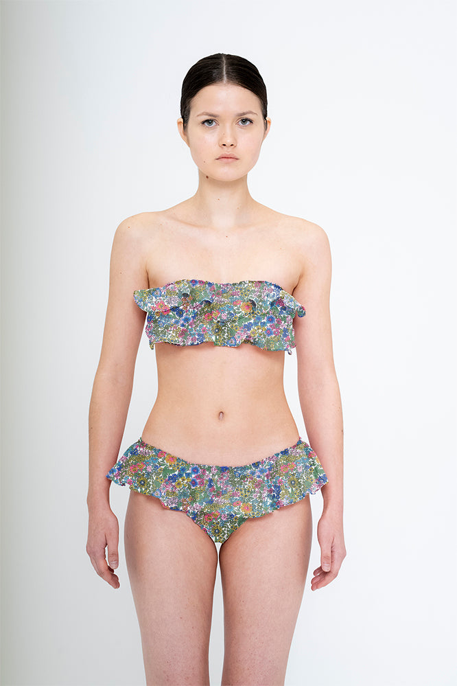 ruffled bandeau bikini YOUR DESIGN