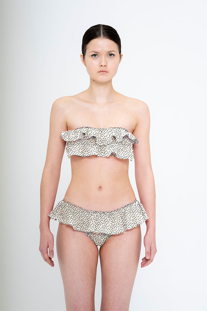ruffled bandeau bikini YOUR DESIGN