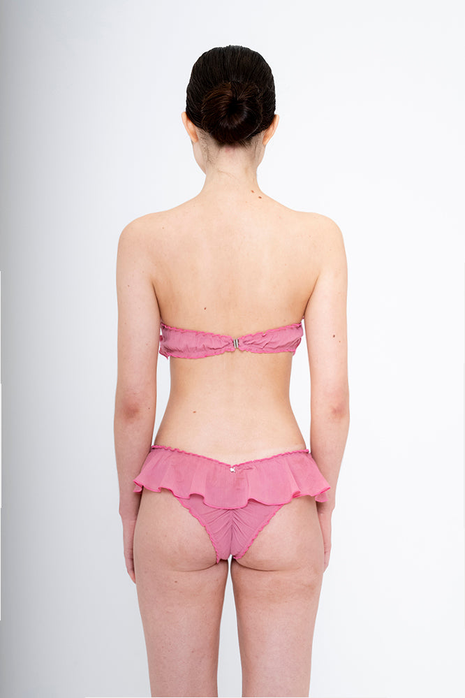 ruffled bandeau bikini YOUR DESIGN
