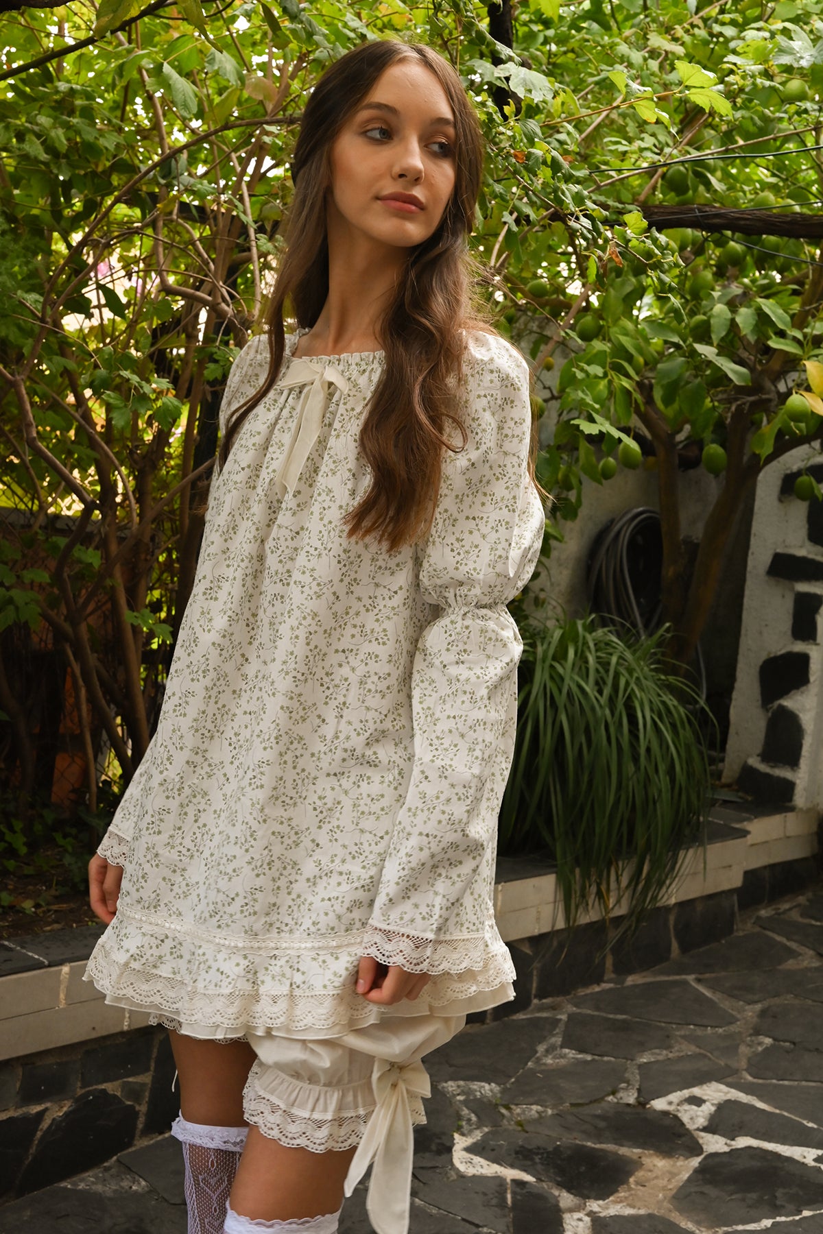 Mini Nightdress Botanical