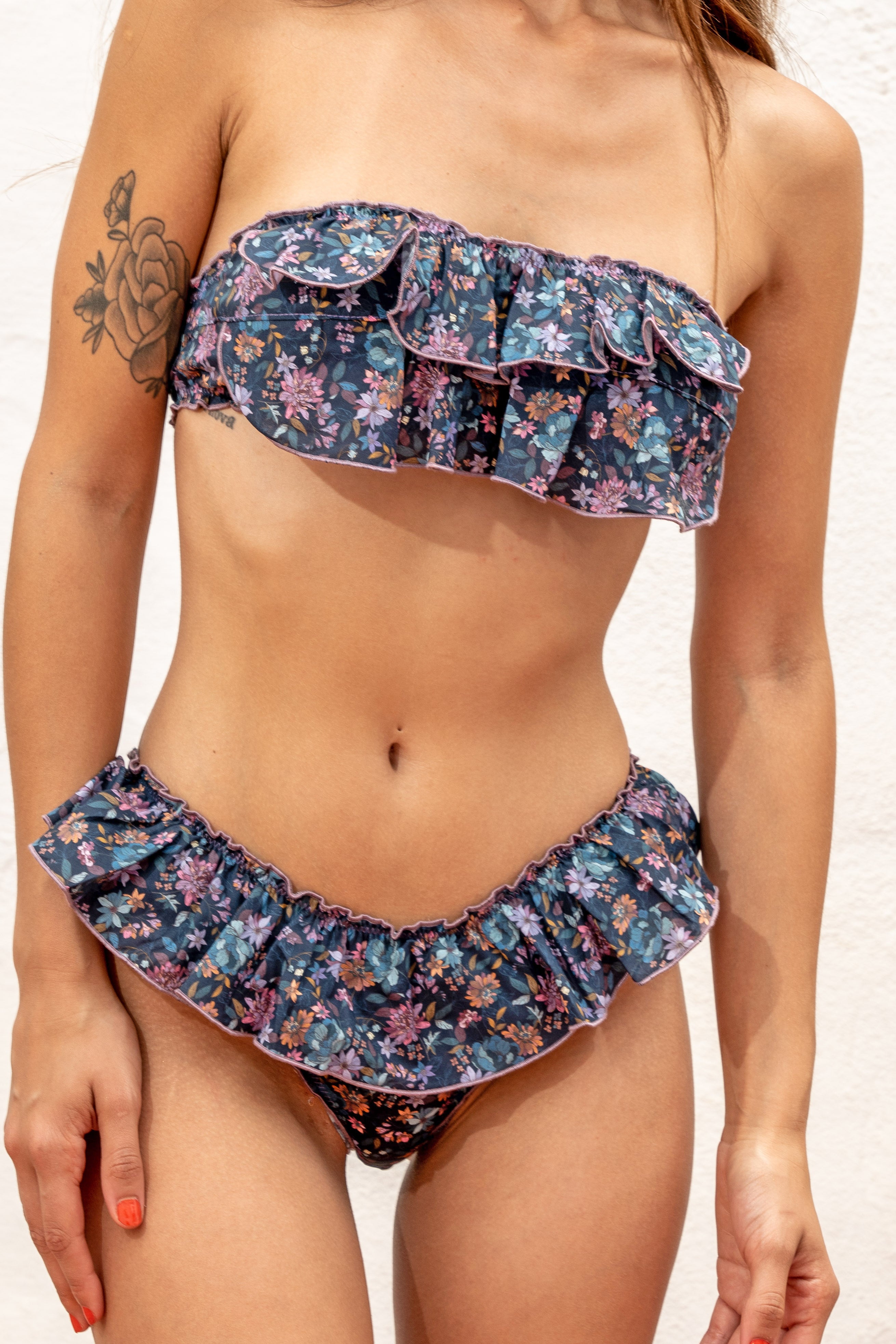 Plumetti Black Open Swimsuit