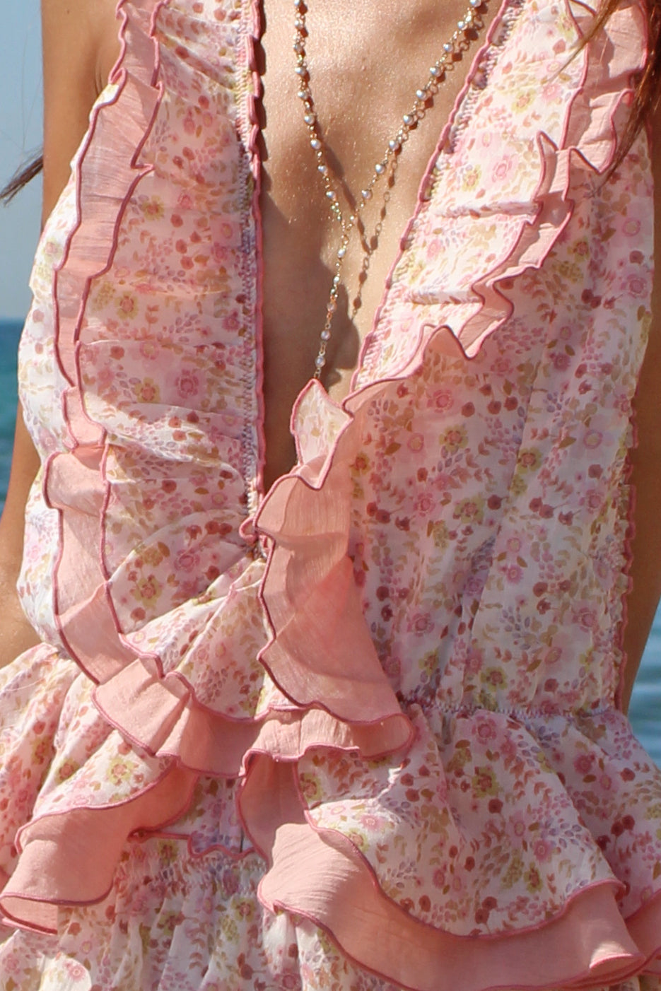 Bañador Peplum Floral