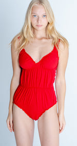 STRAPLESS SWIMSUIT LUREX BLACK & WHITE