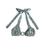 TOP-HALTER BANDANA HOOP GREEN