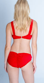 PLAIN RED BIKINI