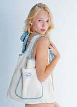 Beach white bag